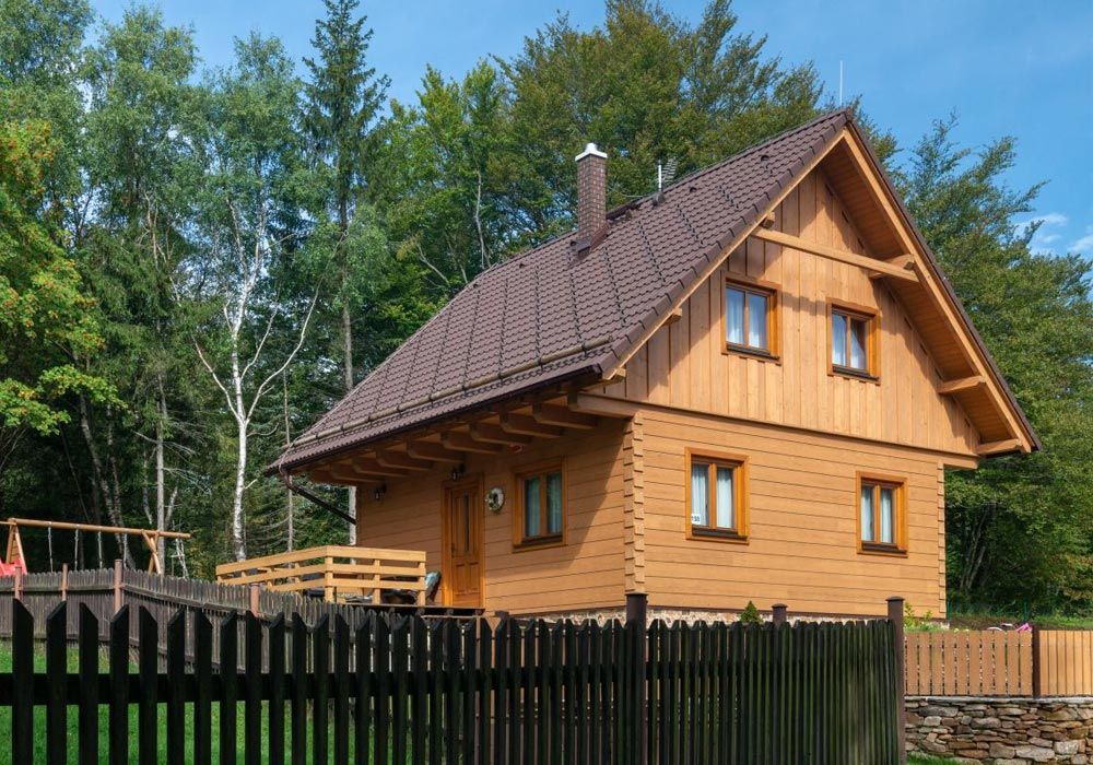 Ukázka roubenky na míru