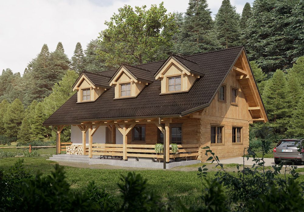 Ukázka poloroubenky na míru